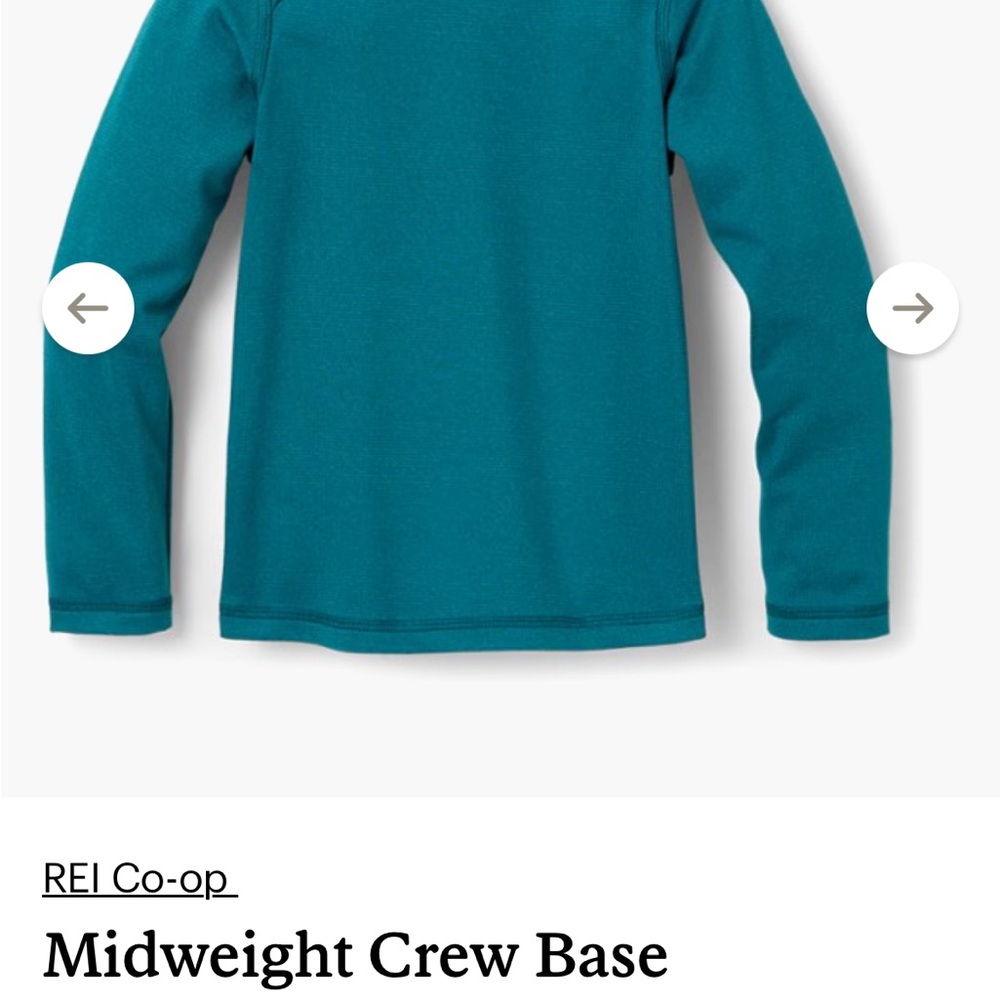 REI Midweight base layer set 4T